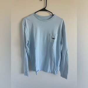 Vineyard Vines Long Sleeve T-shirt Kansas City light blue Sz M